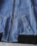  02.17.24 - VTG DENIM BOMBER JACKET - VOYAGE 