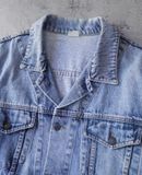  02.17.24 - VTG BOXY DENIM JACKET - KING QUEEN 90s 