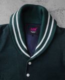  02.17.24 - VTG CROPPED SLEEVELESS VARSITY VEST JACKET - LDS 