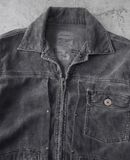  02.17.24 - VTG CROPPED CORDUROY WORK JACKET - DOVETAIL 