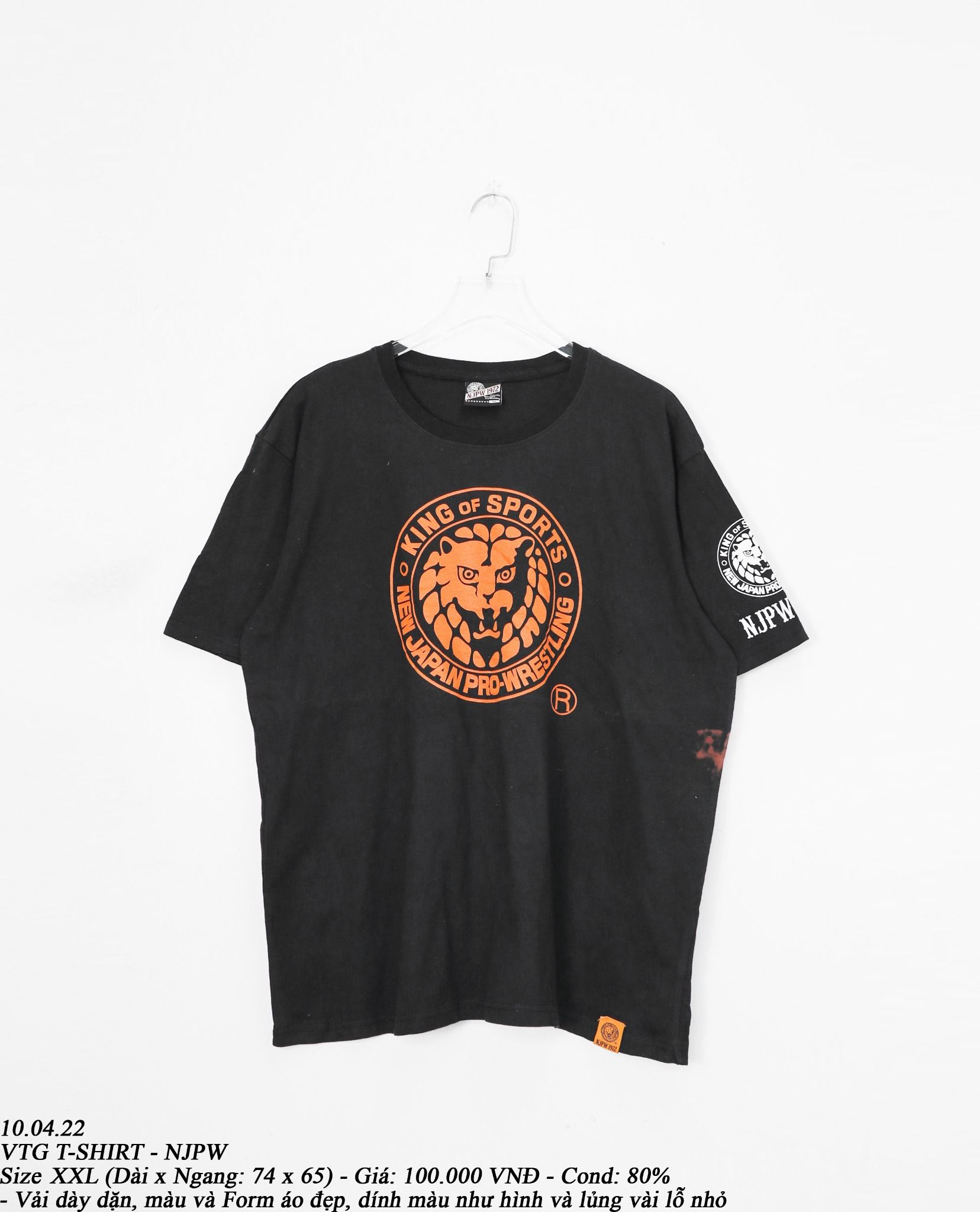  10.04.22 - VTG T-SHIRT - NJPW 