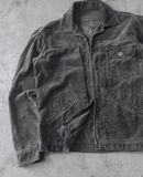  02.17.24 - VTG CROPPED CORDUROY WORK JACKET - DOVETAIL 
