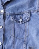  02.15.24 - VTG CROPPED DENIM JACKET - GRL 