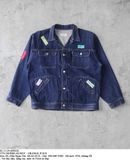  02.15.24 - VTG DENIM JACKET - ORANGE JUICE 