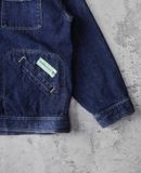  02.15.24 - VTG DENIM JACKET - ORANGE JUICE 