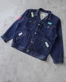  02.15.24 - VTG DENIM JACKET - ORANGE JUICE 