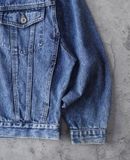  02.15.24 - VTG BOXY DENIM JACKET - JOHN POWER 90s 