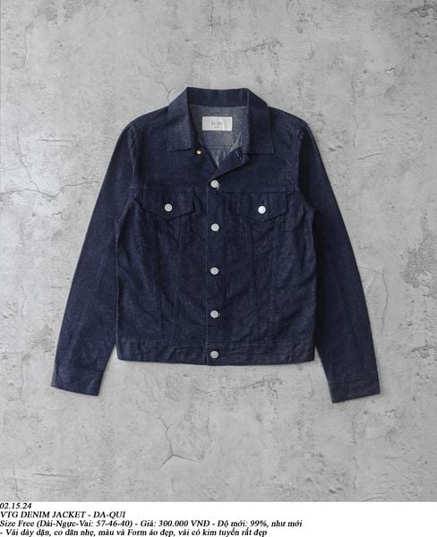  02.15.24 - VTG DENIM JACKET - DA-QUI 
