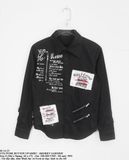  06.16.23 - VTG PUNK BUTTON UP SHIRT - SMORKY GARNISH 