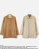  10.16.22 - VTG REVERSIBLE WINDBREAKER NYLON COAT JACKET - ERMENEGILDO ZEGNA 