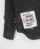  06.16.23 - VTG PUNK BUTTON UP SHIRT - SMORKY GARNISH 