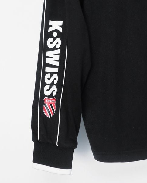  04.06.23 - VTG LONGSLEEVE POLO SHIRT - K-SWISS 