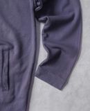  03.13.24 - VTG TERRY LONGLINE CARDIGAN JACKET - BLUCIELO 