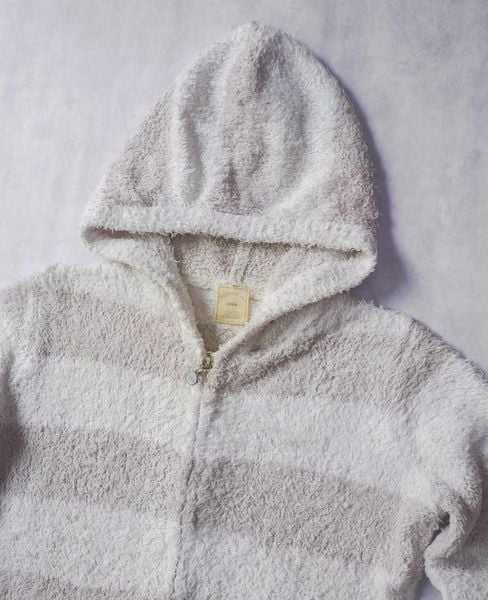  03.13.24 - VTG FAUX FUR HOODED JACKET - GELATO PIQUE 