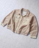  03.13.24 - VTG CROPPED FLEECE TRUCKER JACKET - EHKA SOPO 