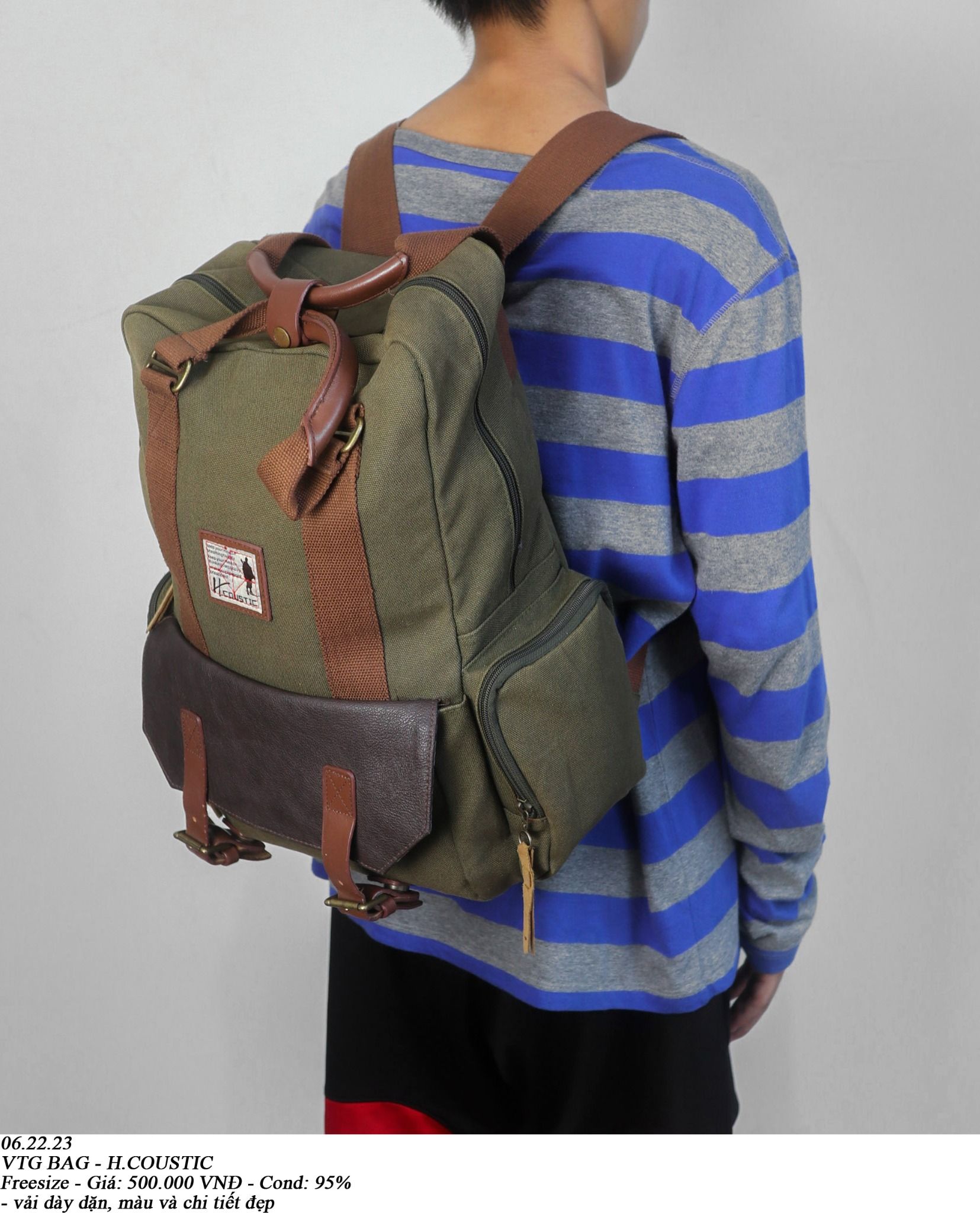  06.22.23 - VTG BAG - H.COUSTIC 