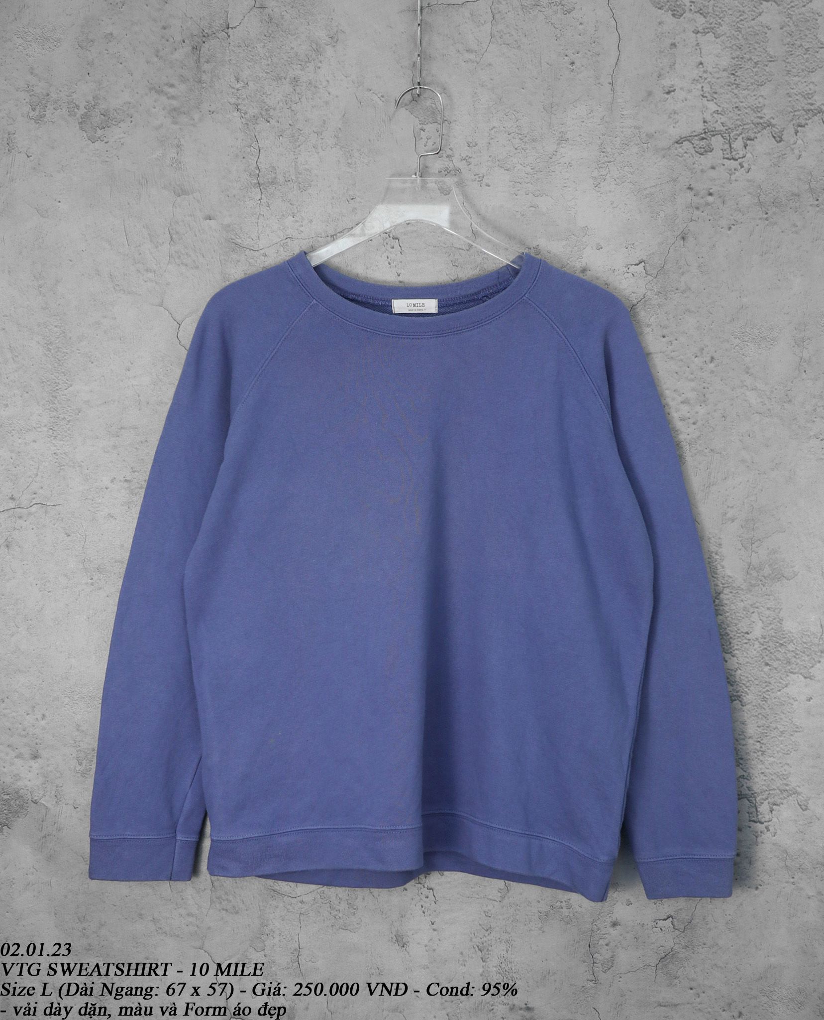  02.01.23 - VTG SWEATSHIRT - 10 MILE 
