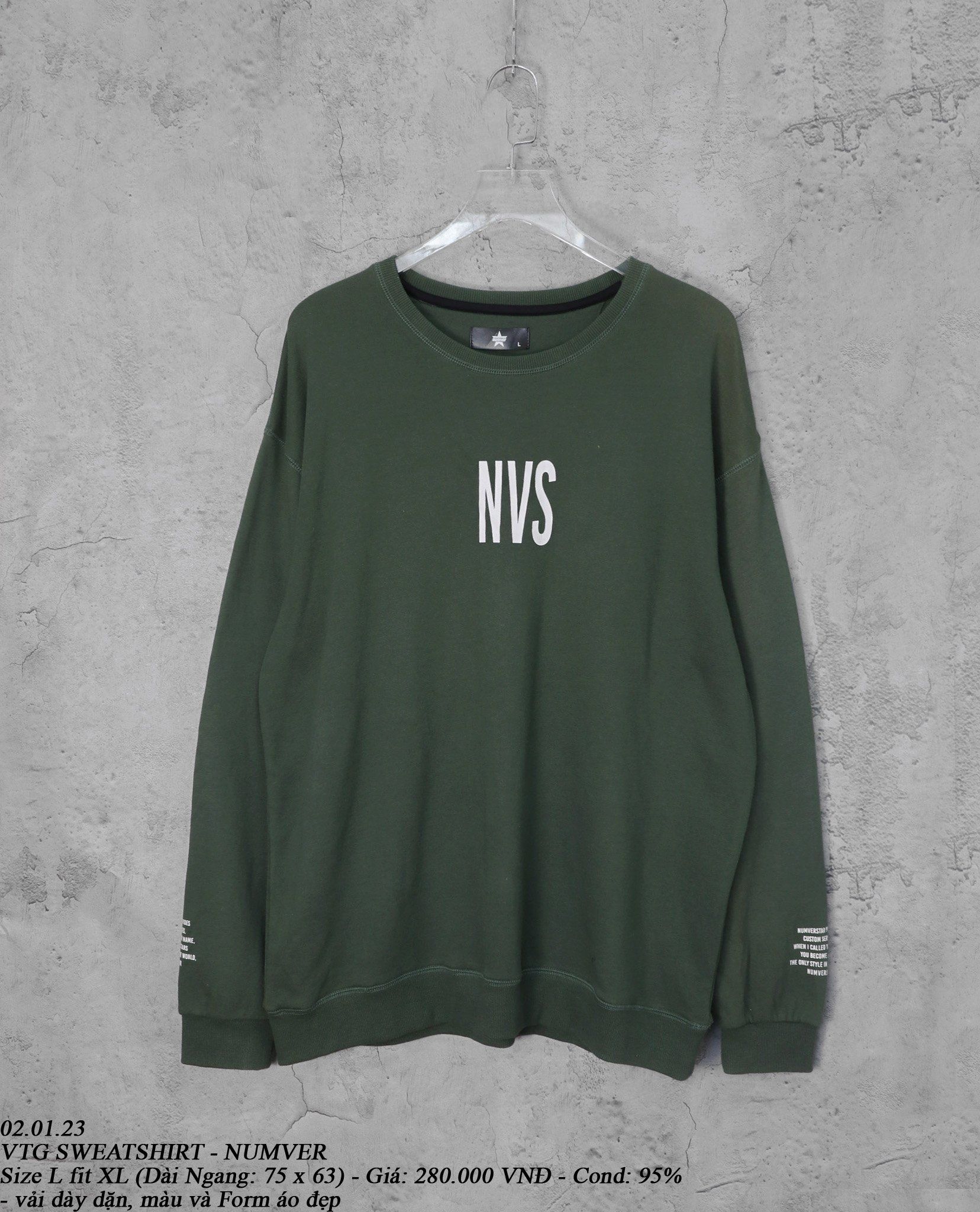  02.01.23 - VTG SWEATSHIRT - NUMVER 