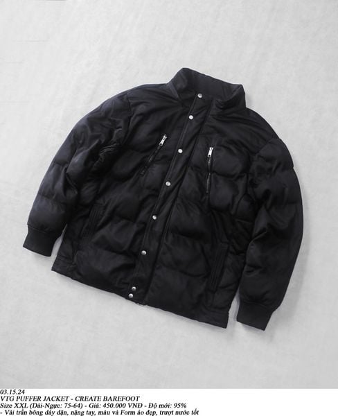  03.15.24 - VTG PUFFER JACKET - CREATE BAREFOOT 