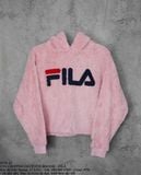  02.01.23 - VTG CROPPED FAUX FUR HOODIE - FILA 