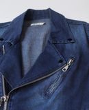 10.27.23 - VTG BIKER DENIM JACKET - VINTAGE E.L 