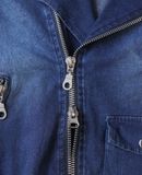  10.27.23 - VTG BIKER DENIM JACKET - VINTAGE E.L 