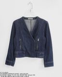  07.12.23 - DENIM CARDIGAN JACKET - BOU JELOUD 