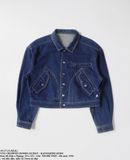  10.27.23 - VTG CROPPED DENIM JACKET - KATHARINE ROSS 