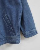  07.12.23 - DENIM BIKER  JACKET - OLIVE DES OLIVE 