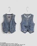  07.12.23 - DENIM WAISTCOAT JACKET - CELLO 