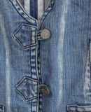  07.12.23 - DENIM WAISTCOAT JACKET - CELLO 