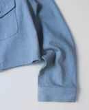  10.28.23 - VTG CROPPED DENIM JACKET - DAZZLIN 