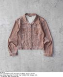  03.20.24 - VTG CROPPED SUEDE TRUCKER JACKET - SNAP & JEANS 