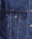  03.20.24 - VTG CROPPED DENIM TRUCKER JACKET - GLOBAL WORK 