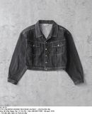  03.20.24 - VTG CROPPED DENIM TRUCKER JACKET - CECILINE 90s 