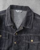  03.20.24 - VTG CROPPED DENIM TRUCKER JACKET - CECILINE 90s 