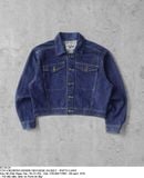  03.20.24 - VTG CROPPED DENIM TRUCKER JACKET - POP'S LAND 