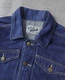  03.20.24 - VTG CROPPED DENIM TRUCKER JACKET - POP'S LAND 