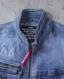  03.20.24 - VTG DENIM WORK JACKET - BURTLE WORK WEAR 
