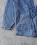  03.20.24 - VTG BIKER DENIM JACKET - RAY CASSIN 