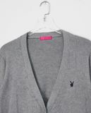  10.09.22 - VTG KNIT CARDIGAN JACKET - PLAYBOY BUNNY 