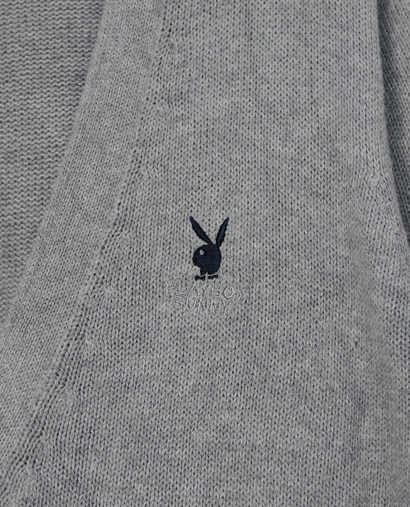  10.09.22 - VTG KNIT CARDIGAN JACKET - PLAYBOY BUNNY 