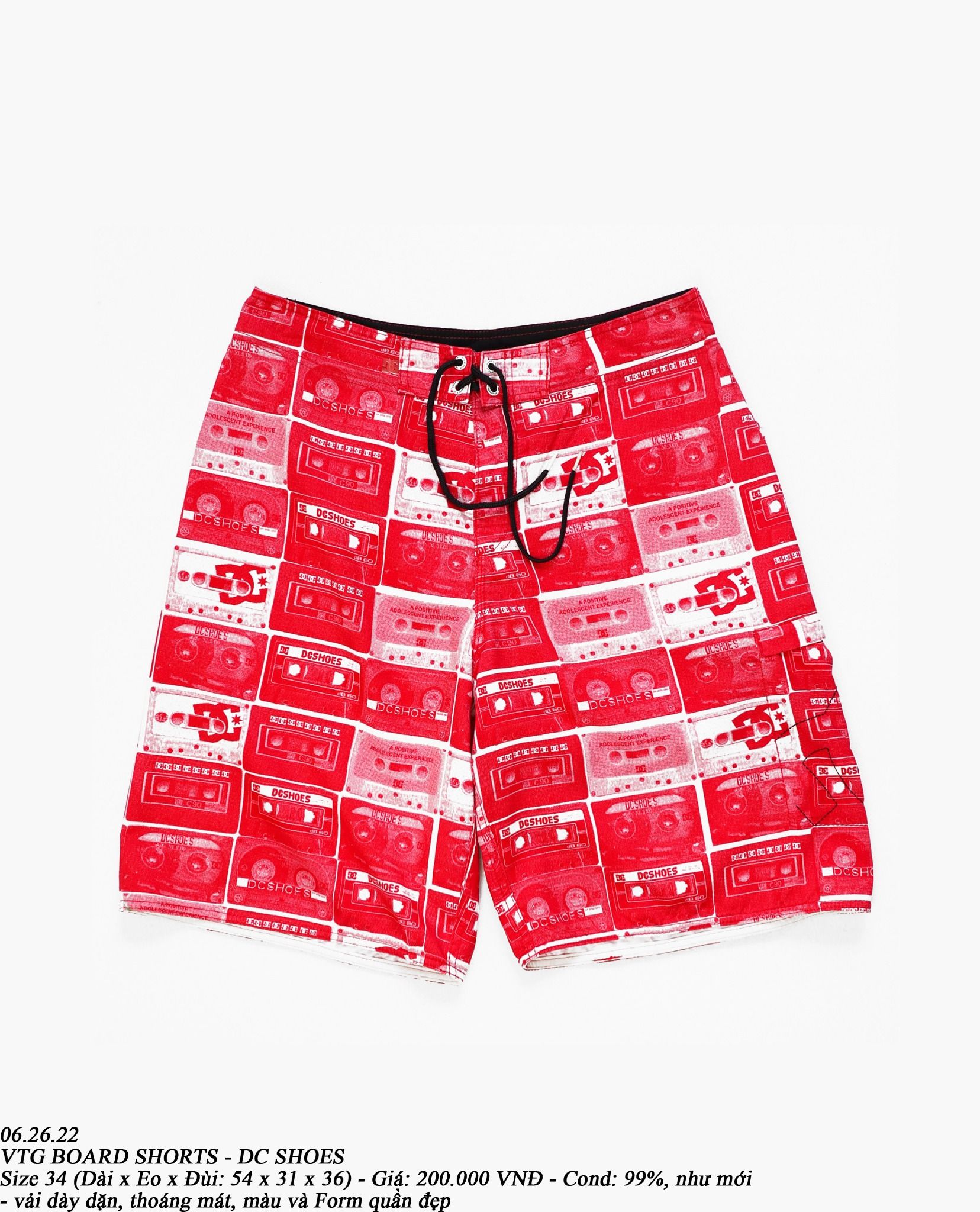 06.26.22 VTG BOARD SHORTS DC SHOES Breakdalaww Vintage Streetwear
