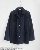  11.05.23 - VTG DENIM CHORE COAT JACKET - EAR MARK 