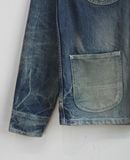  11.05.23 - VTG DENIM CHORE COAT JACKET - FUNDAMENTAL AGREEMENT LUXURY 