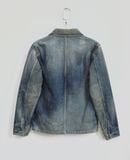  11.05.23 - VTG DENIM CHORE COAT JACKET - FUNDAMENTAL AGREEMENT LUXURY 