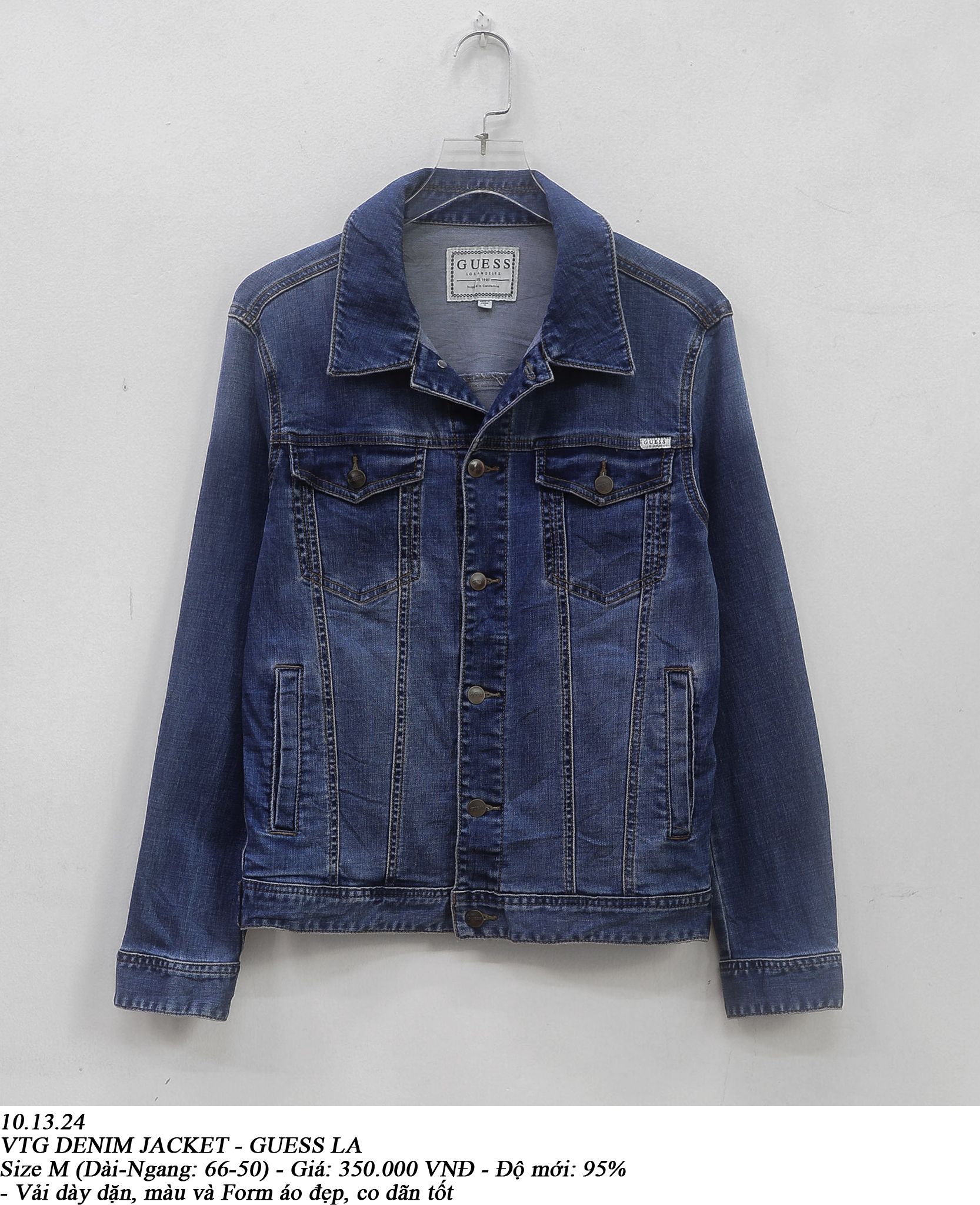  10.13.24 - VTG DENIM JACKET - GUESS LA 