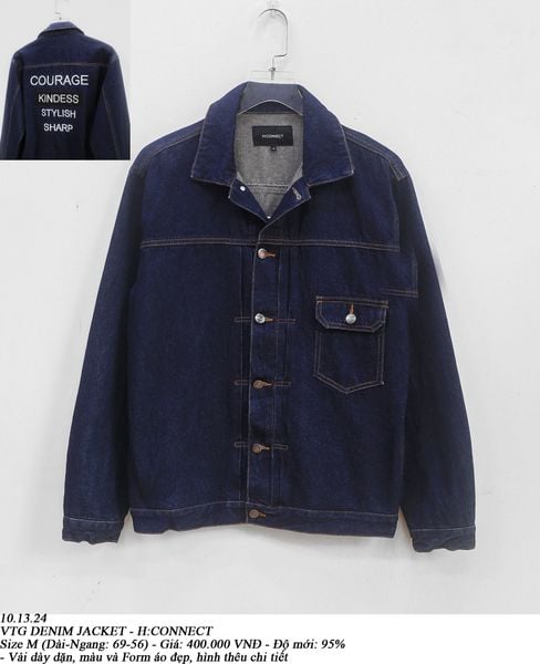  10.13.24 - VTG DENIM JACKET - H:CONNECT 