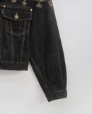  10.13.24 - VTG CROPPED DENIM JACKET - MCM 