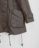  11.05.23 - VTG DENIM MILITARY PARKA JACKET - HUDSON 